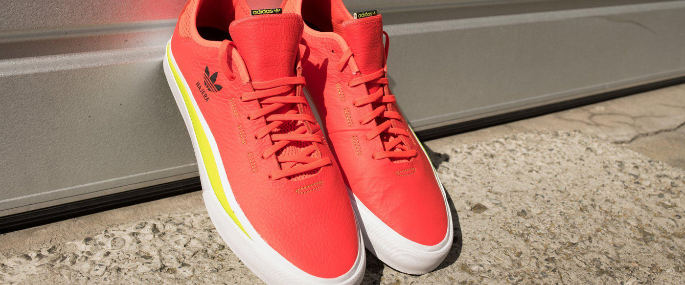Adidas Sabalo x Diego Nájera Solar Red / White / Slime - Empire Skate NZ