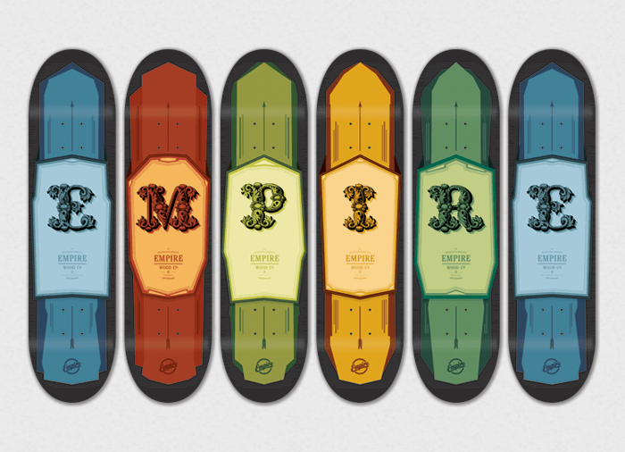 Empire Letter Board Series by Harry Luxton - Empire Skate NZ