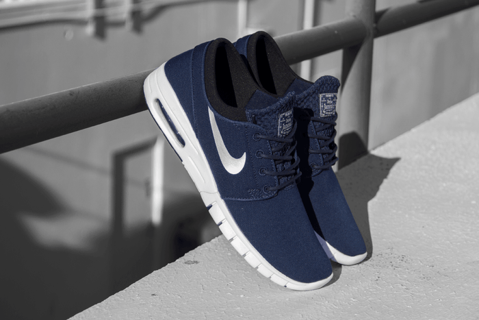 Nike SB Janoski Max - Obsidian / Silver / White - Empire Skate NZ