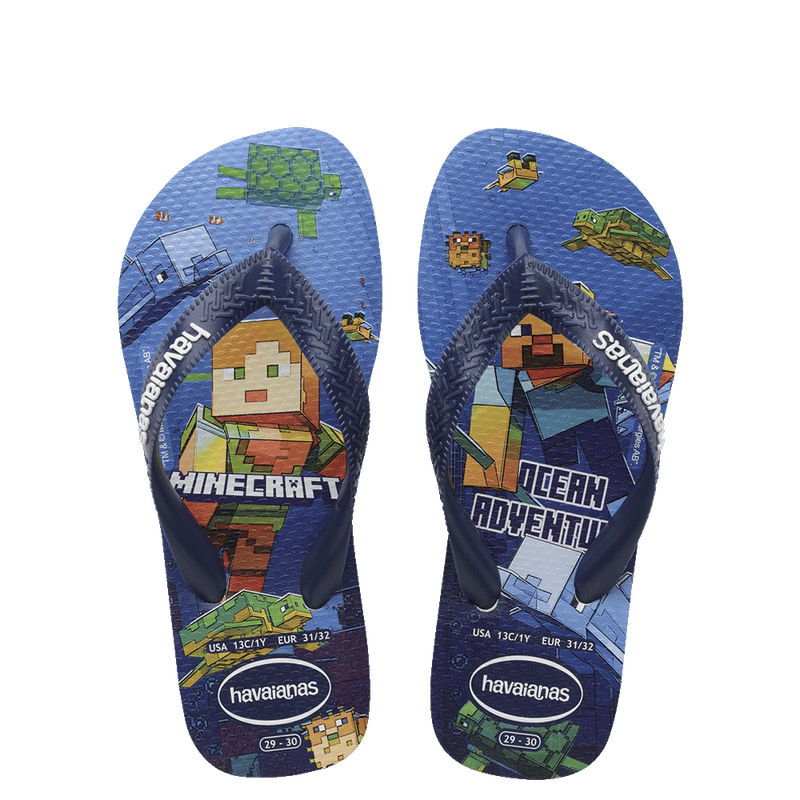 Havaianas Kids Minecraft Flip Flops