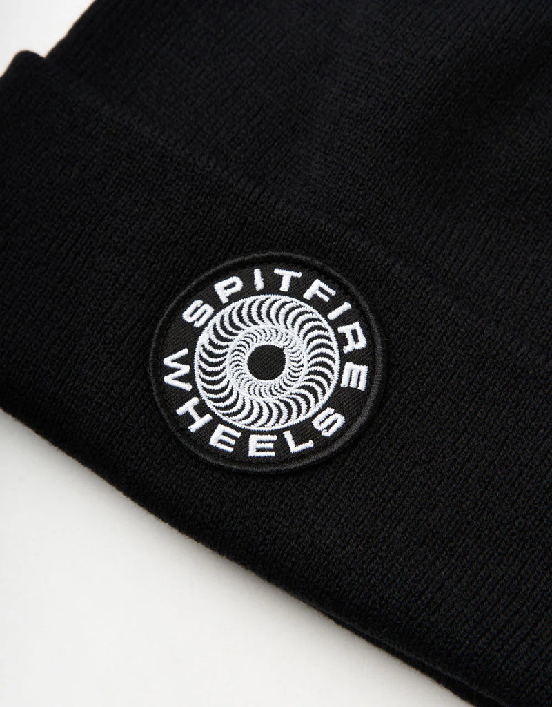 Spitfire Classic '87 Swirl Patch Beanie - Black/White
