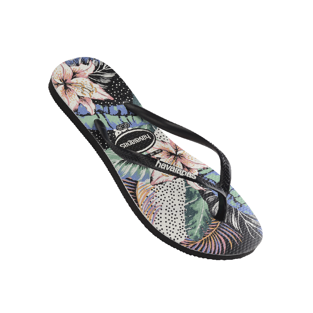 Havaianas Kids Slim Floral Dots Flip Flops