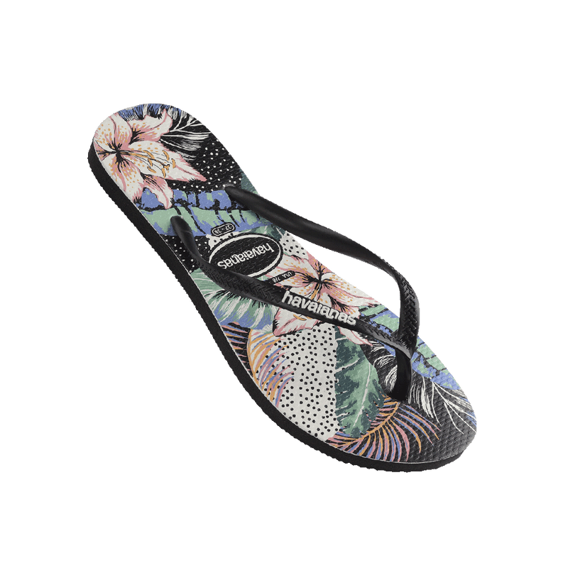 Havaianas Kids Slim Floral Dots Flip Flops