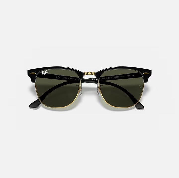 Ray Ban Clubmaster - Black On Arista
