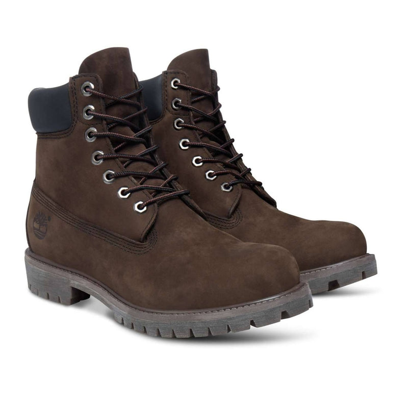 Timberland Mens 6 Inch Premium Waterproof Boot - Medium Brown Nubuck