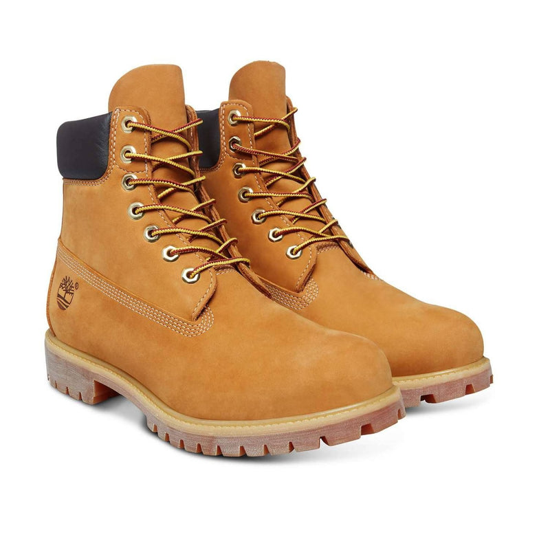Timberland Mens 6 Inch Premium Waterproof Boot - Wheat Nubuck