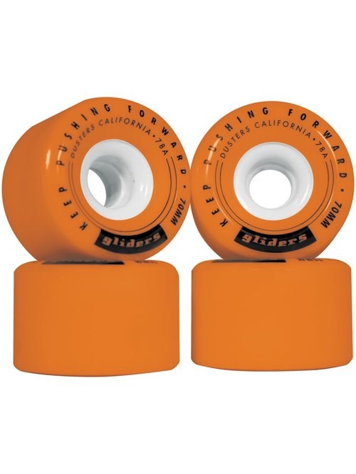Dusters Gliders Wheels 70mm Orange