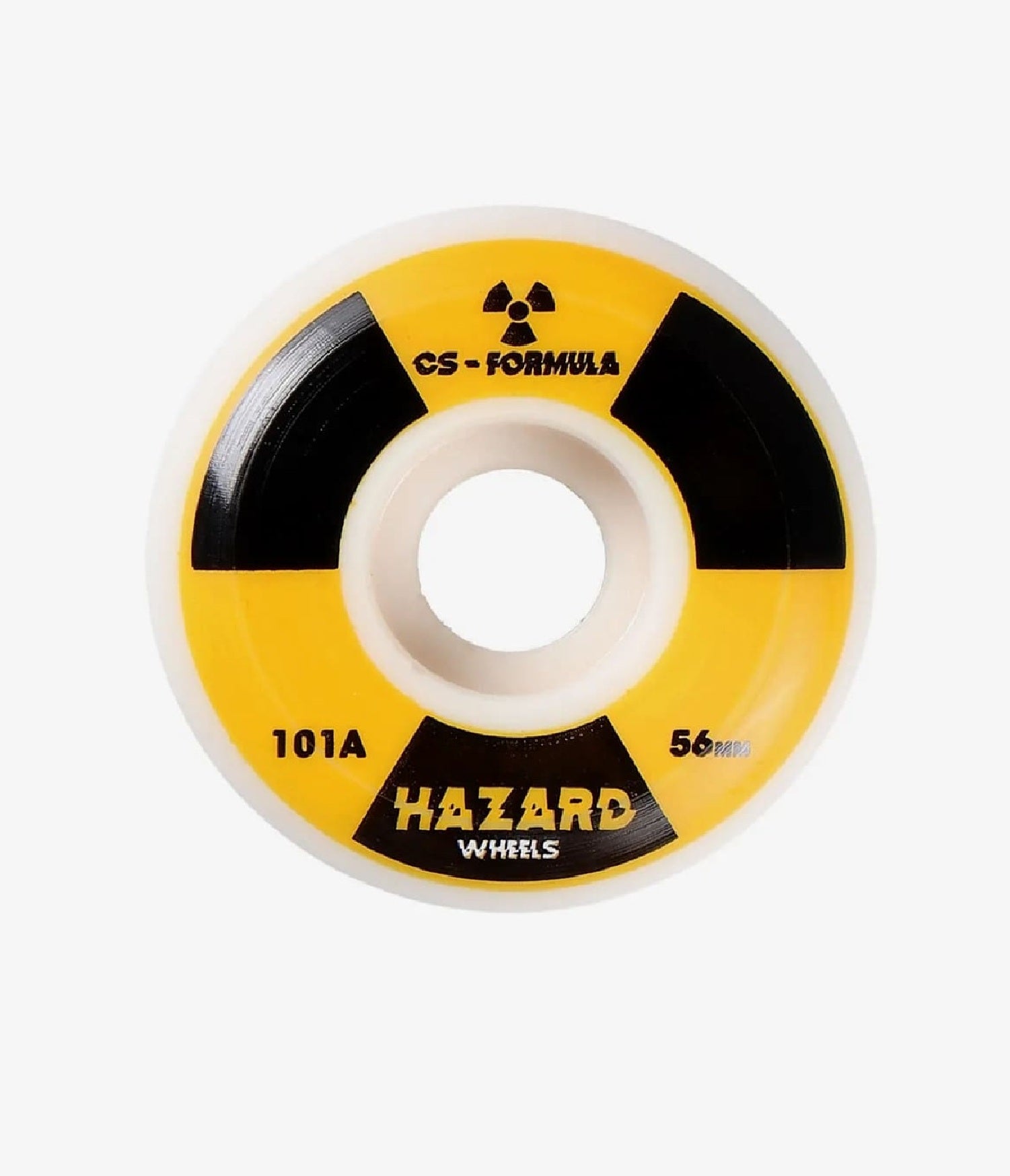 Hazard Radio Active CS: Conical White Wheels 56mm