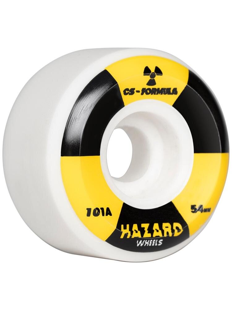Hazard Radio Active CS: Conical White Wheels 58mm