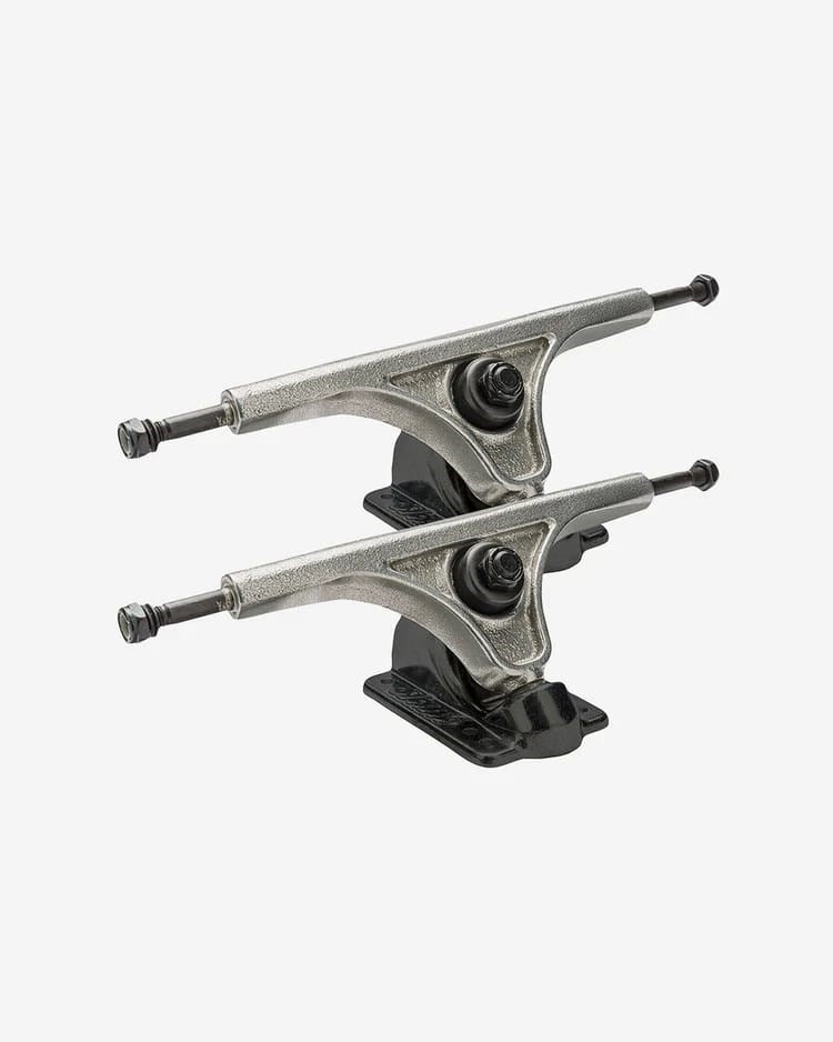 Globe Slant Reverse Kingpin Longboard Trucks - 150mm Raw / Flat Black