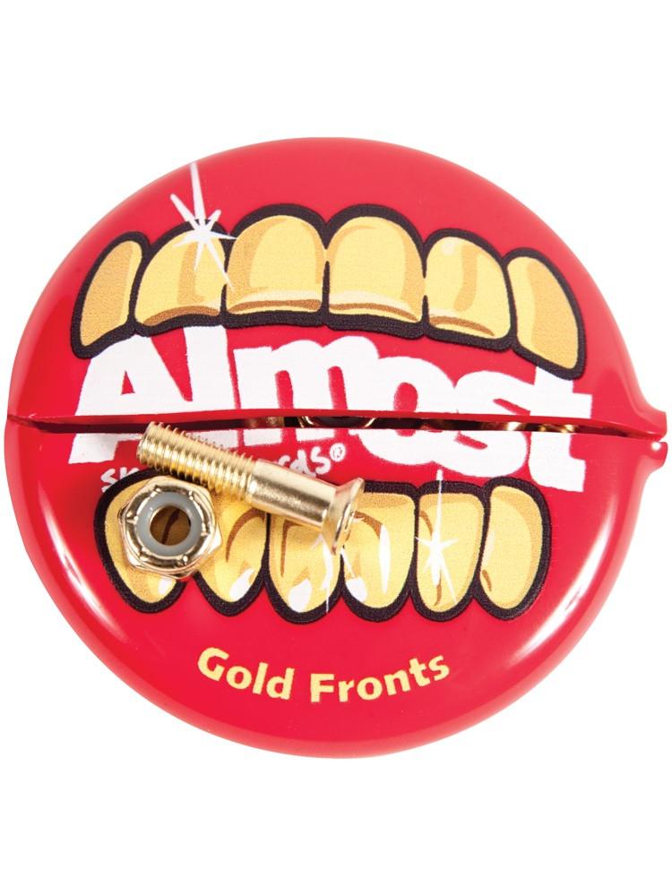 Almost Gold Nuts & Bolts In Your Mouth Hardware