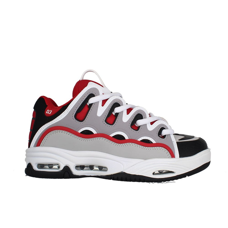 OSIRIS D3 2001 - RED/WHITE/GREY