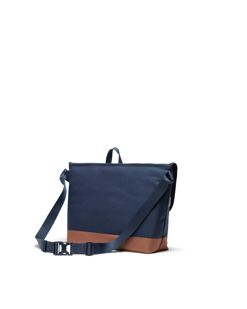 Herschel Cove Messenger Bag 22.5L - Navy/Saddle Brown