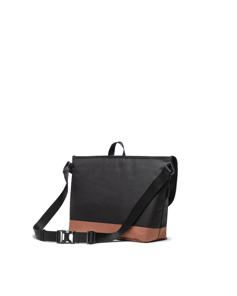 Herschel Cove Messenger Bag 22.5L - Black/Saddle Brown