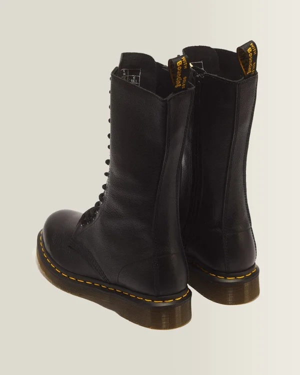 Dr. Martens 1B99 14 Eye Zip Boot - Black Virginia