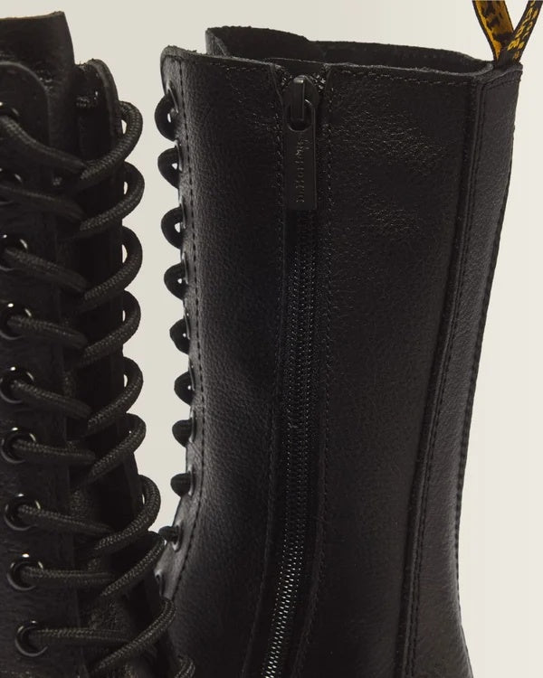 Dr. Martens 1B99 14 Eye Zip Boot - Black Virginia