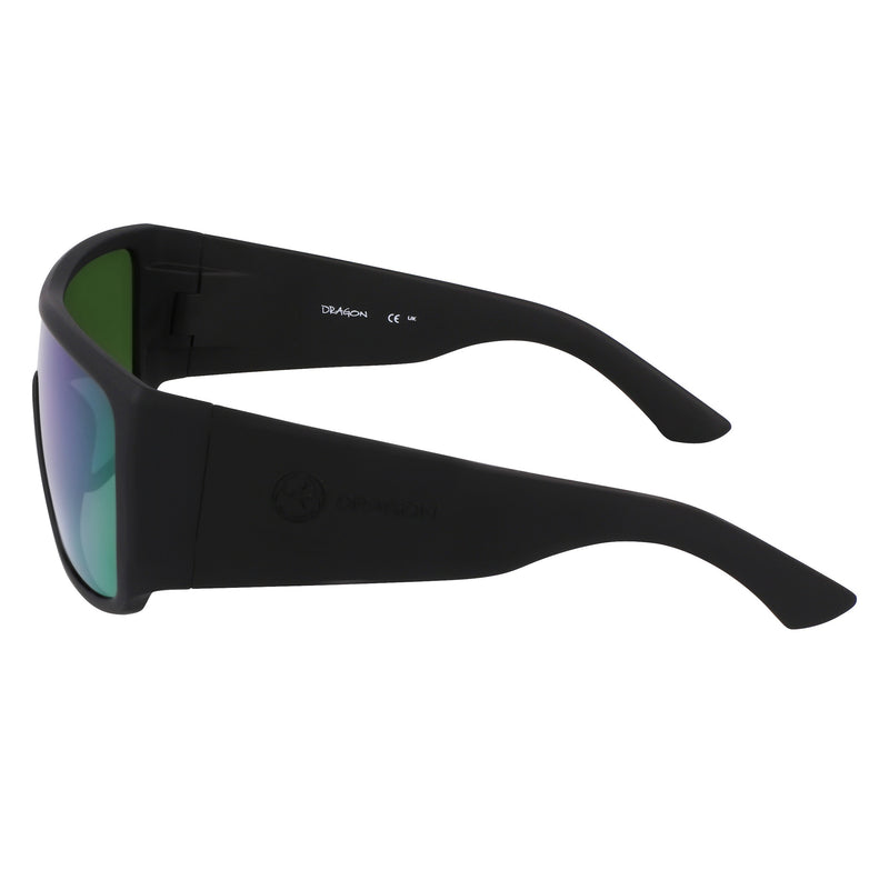 Dragon Rocker - Matte Black / LL Green Ion Polarised