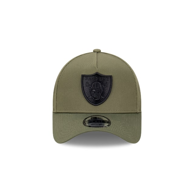 New Era Las Vegas Raiders New Olive 9FORTY A-Frame Snapback