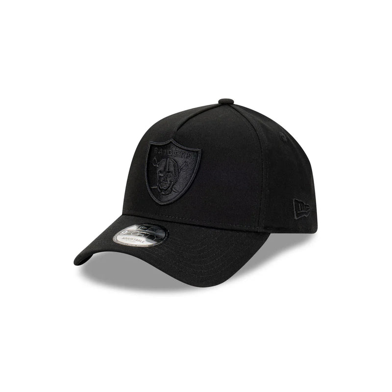 New Era Las Vegas Raiders Black 9FORTY A-Frame Snapback