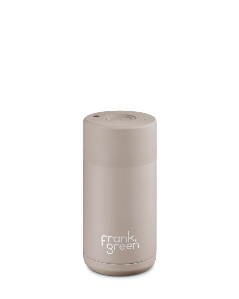 Frank Green Moon Dust Ceramic Reusable Cup with Push Button Lid 355ml(12oz)