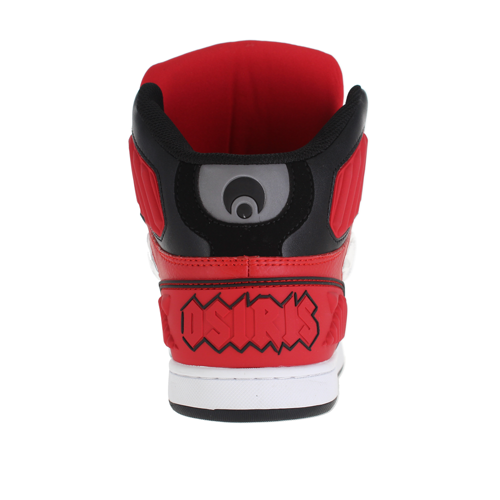OSIRIS NYC 83 CLK - WHITE/RED/BLACK