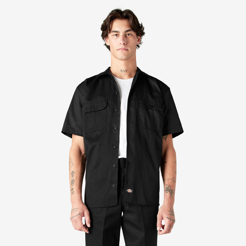 Dickies 1574 Mens Short Sleeve Shirt - Black