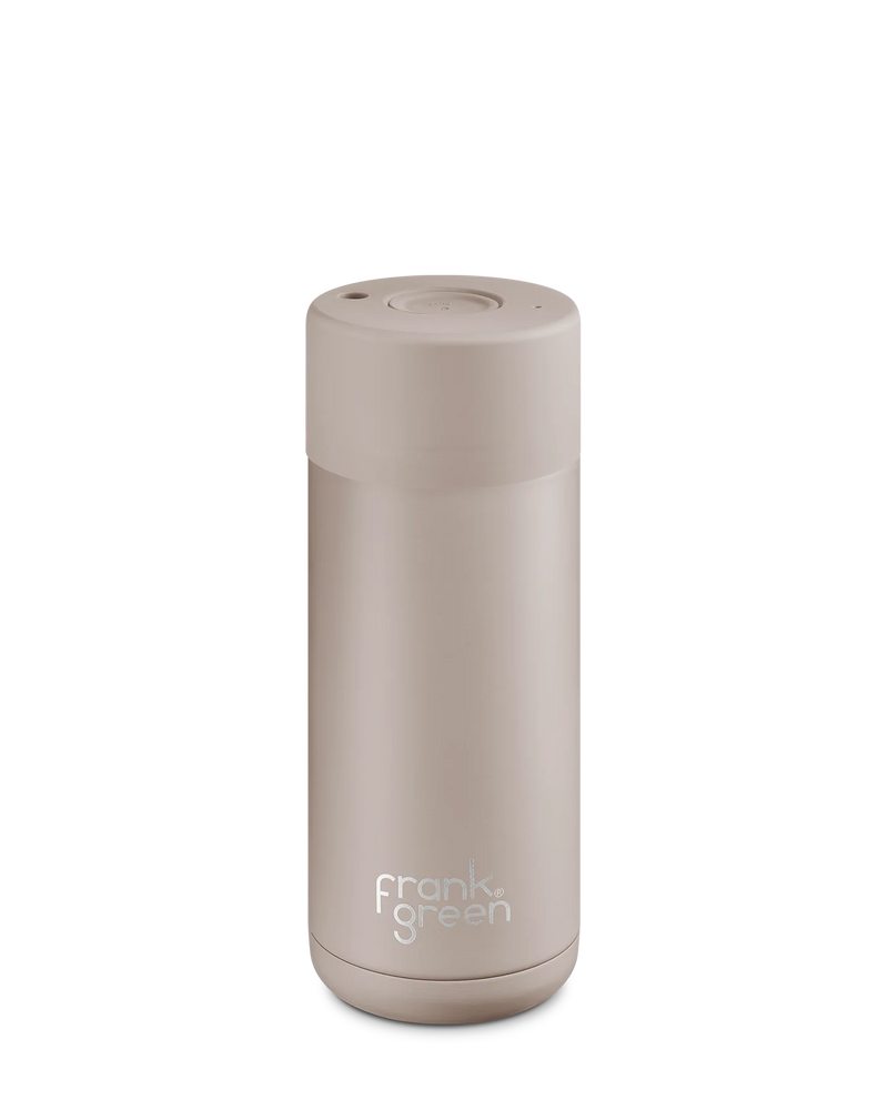 Frank Green Moon Dust Ceramic Reusable Cup with Push Button Lid 475ml(16oz)