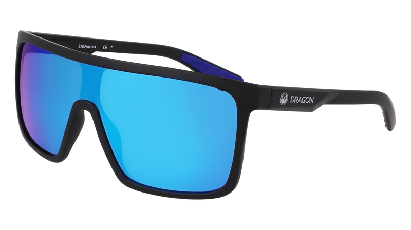 Dragon Momentum H20 - Matte Black/Blue Ion LL Polarised