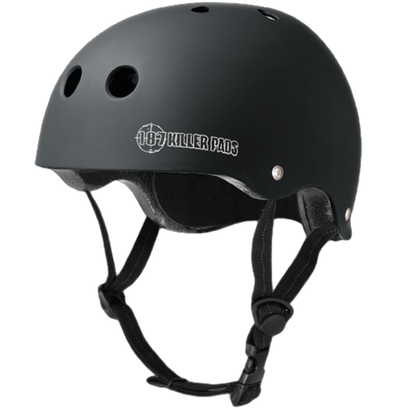 187 Killer Pads Certified Skate Helmet - Matte Black