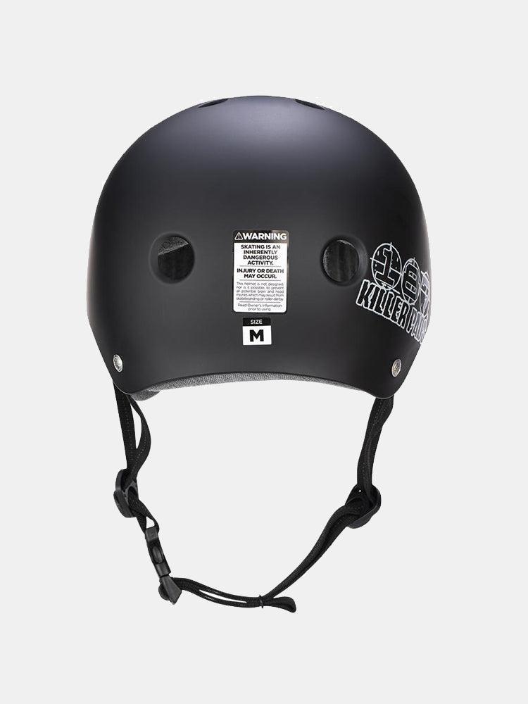 187 Killer Pro Skate Helmet w/ Sweat Saver Liner - Matte Black - Empire Skate NZ