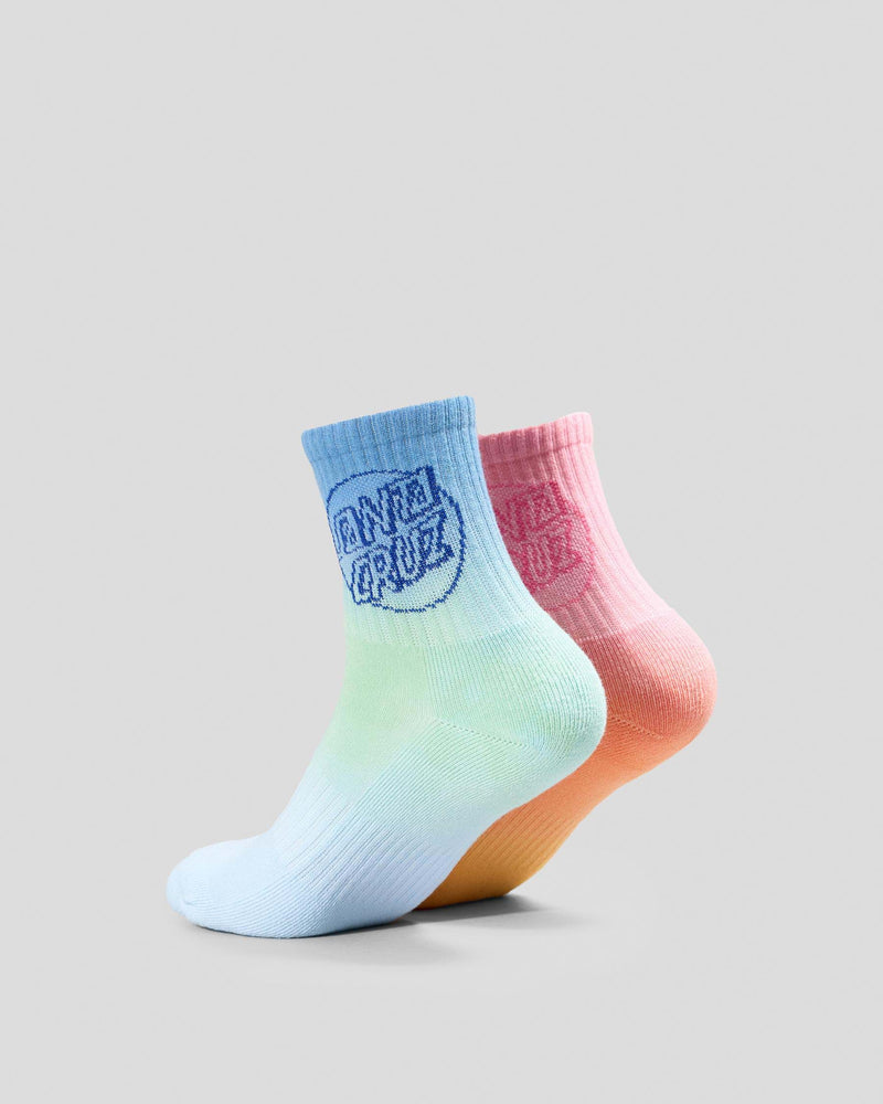 Santa Cruz Opus Dot Mid Socks 2 Pack