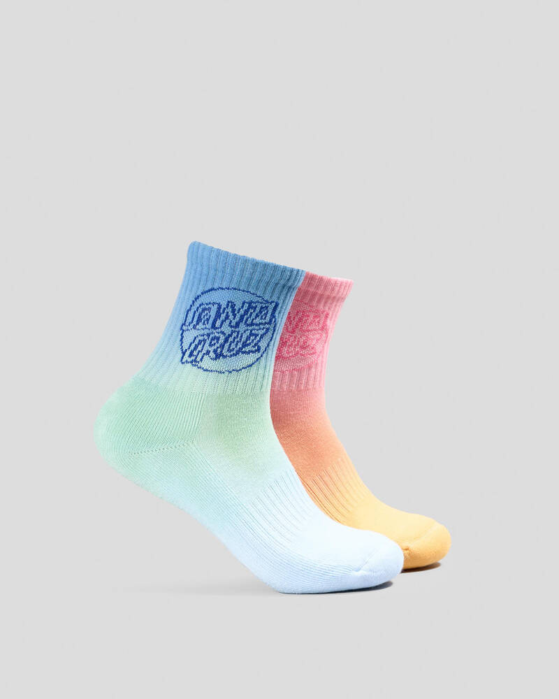 Santa Cruz Opus Dot Mid Socks 2 Pack