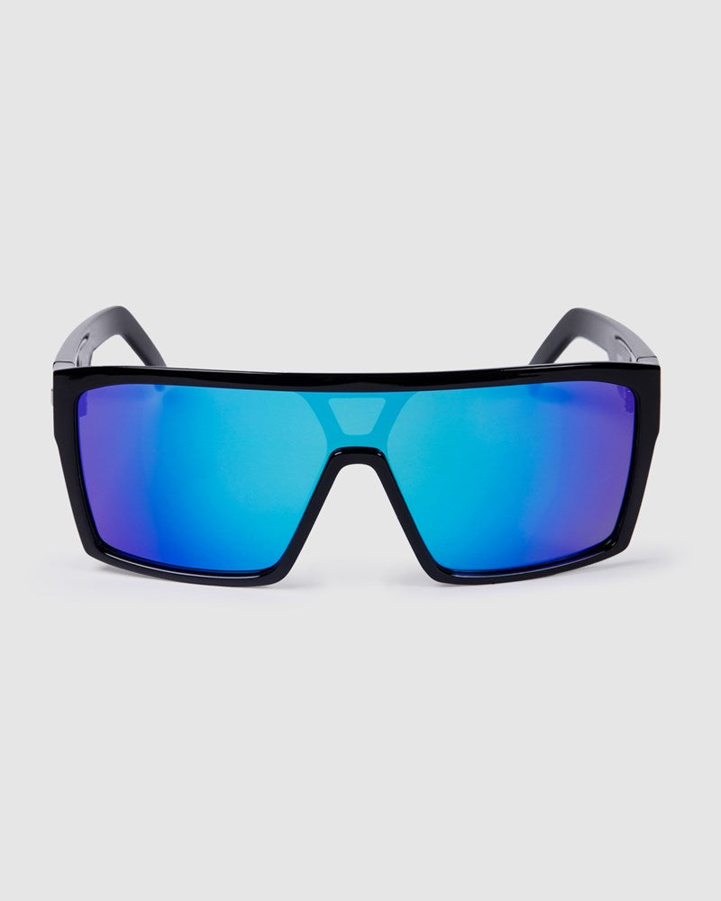 Unit Command Polarised Sunglasses - Black / Blue