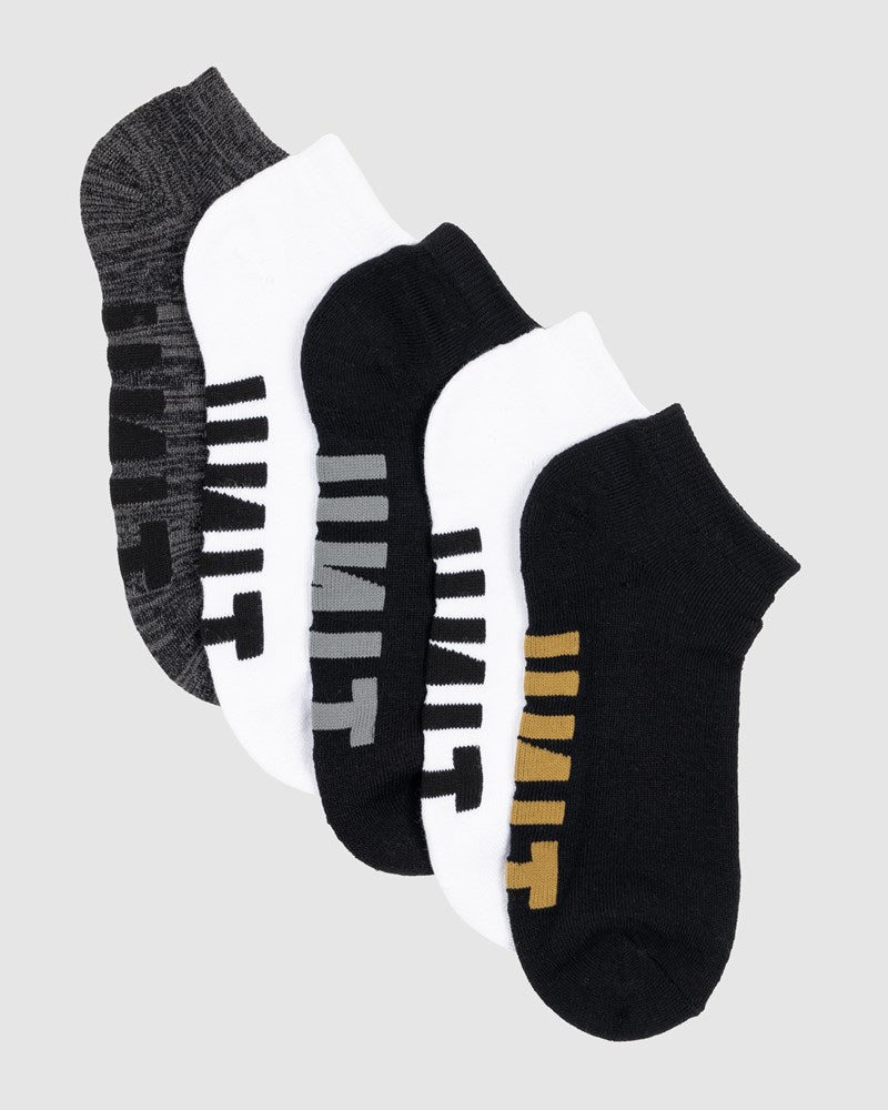 Unit Essential Bamboo No Show Socks - 5 Pack