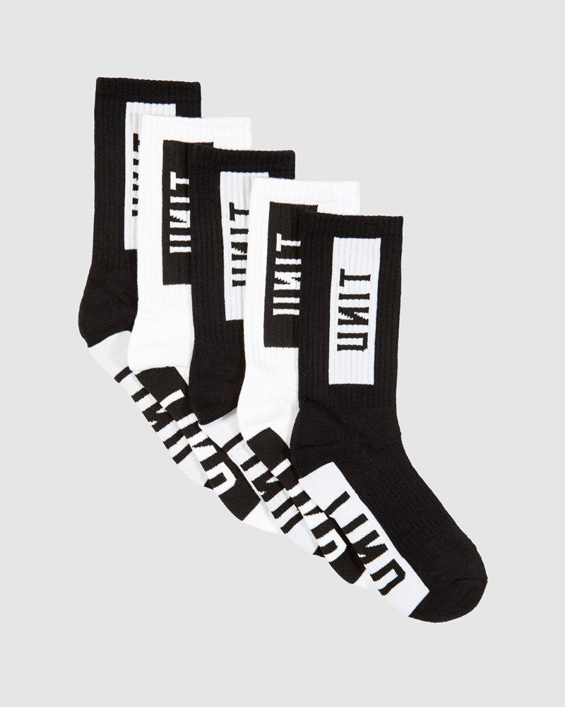 Unit Fixed Bamboo Youth Hilux 5 Pack Socks