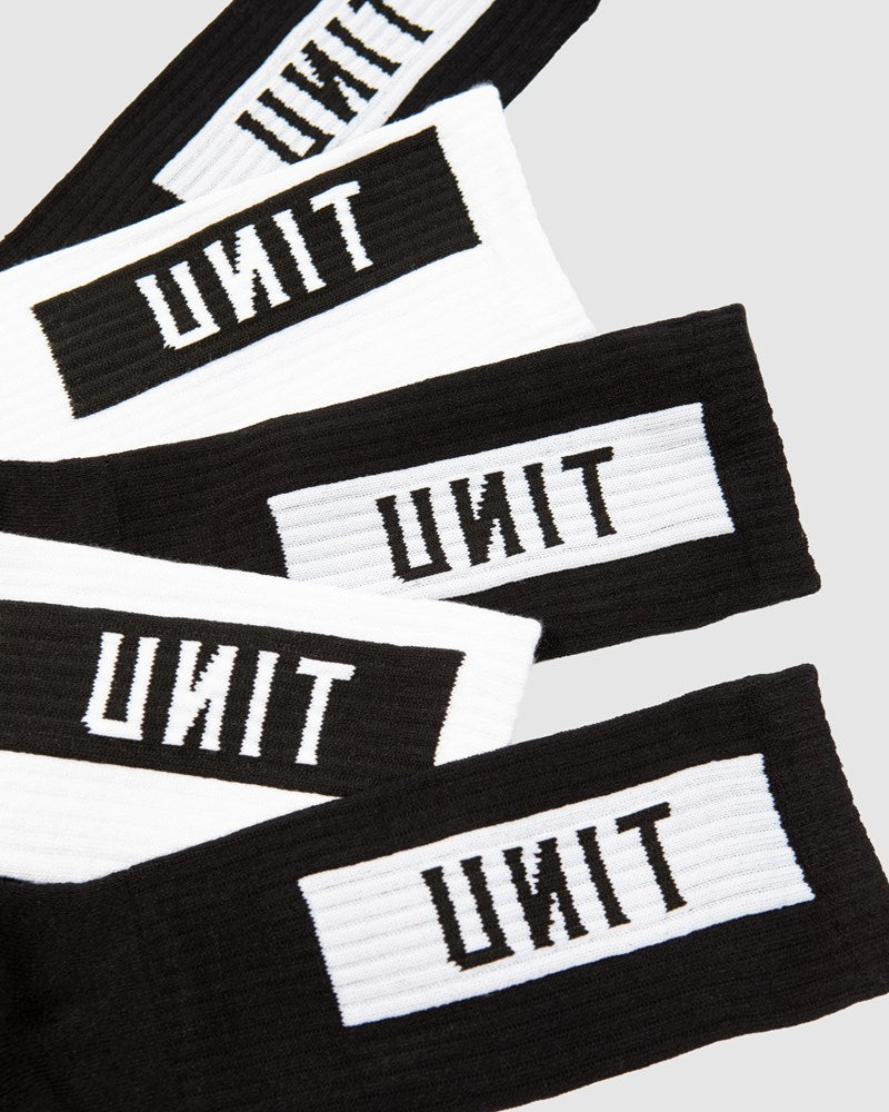 Unit Fixed Bamboo Youth Hilux 5 Pack Socks