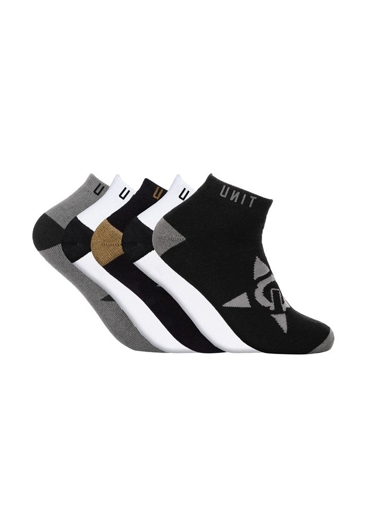 Unit Vital Bamboo Youth Lo-Lux 5 Pack Socks