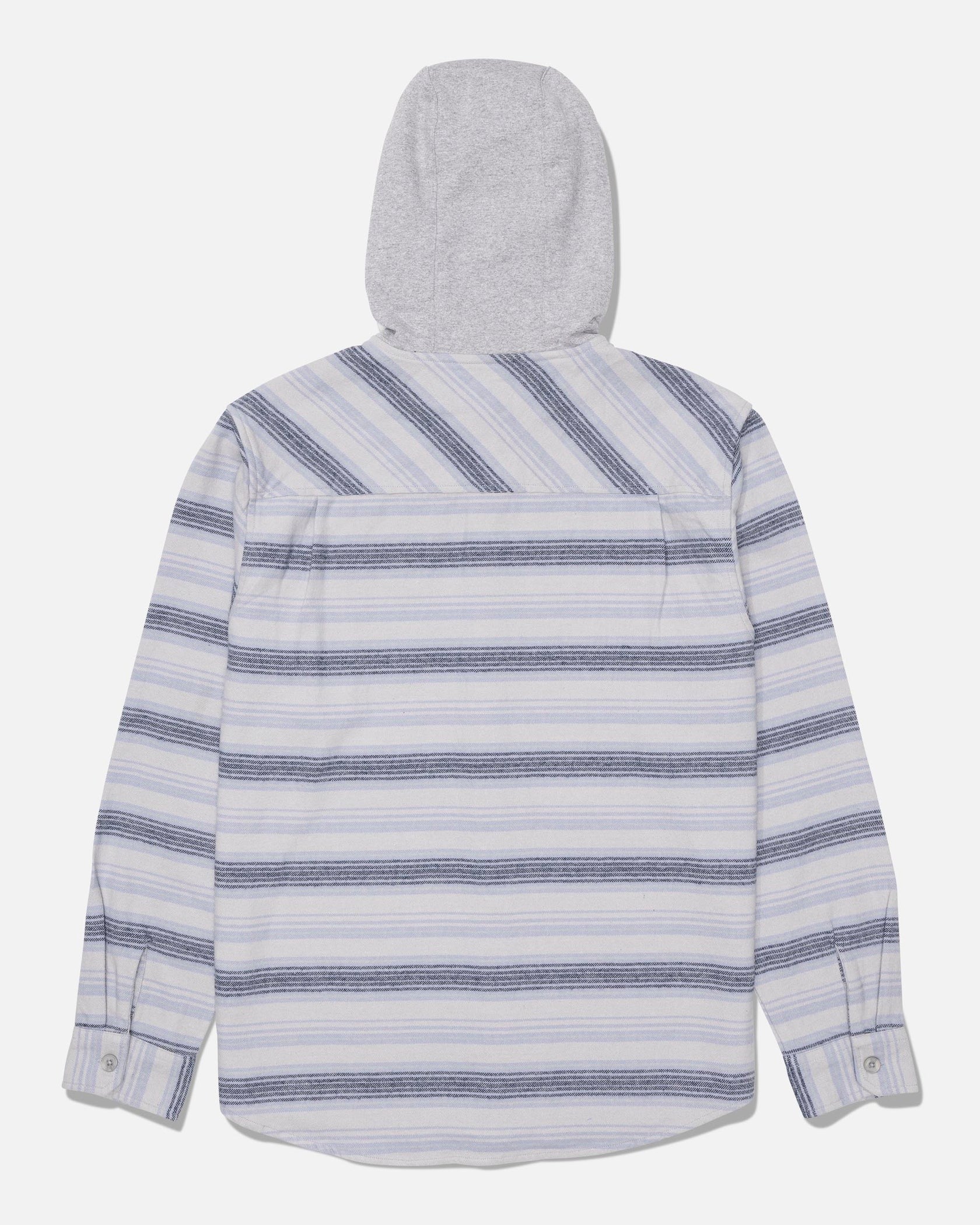 Salty Crew Whitewash Hooded Flannel Shirt