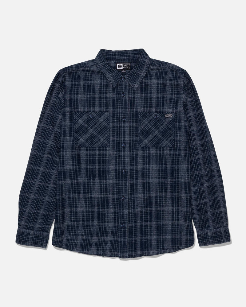 Salty Crew Fine Line Flannel Shirt