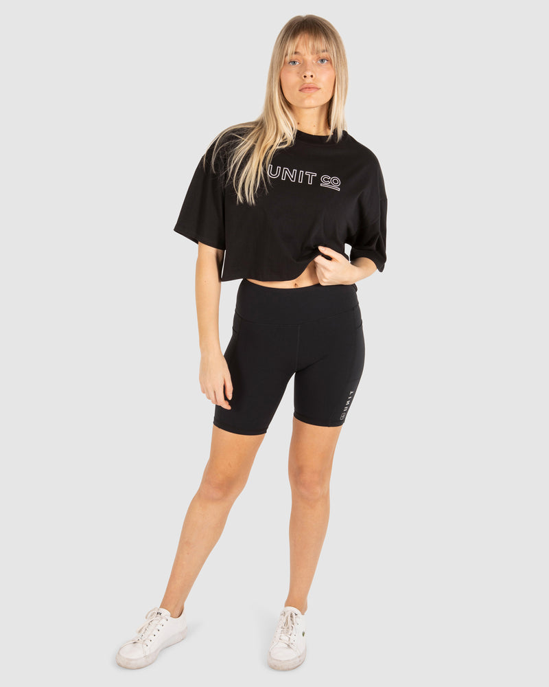 Unit Tint Crop Ladies Tee