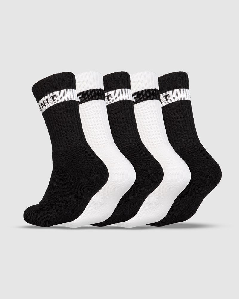 Unit Wander Ladies Bamboo Hi Lux Socks - 5 Pack