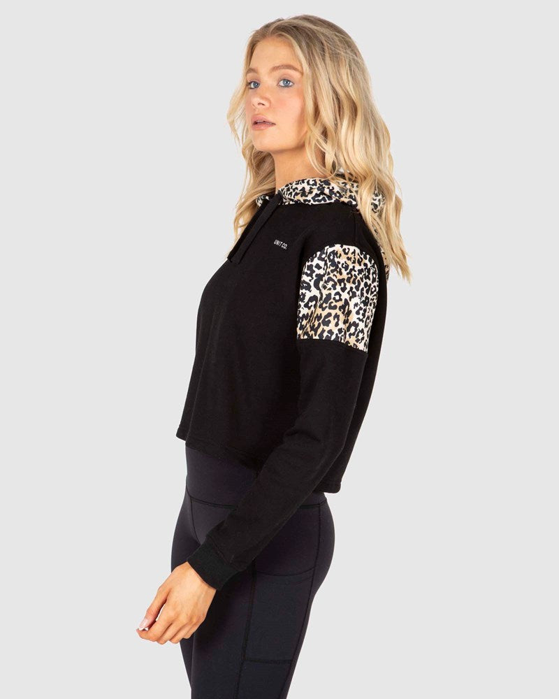 Unit Rebel Crop Ladies Hoodie