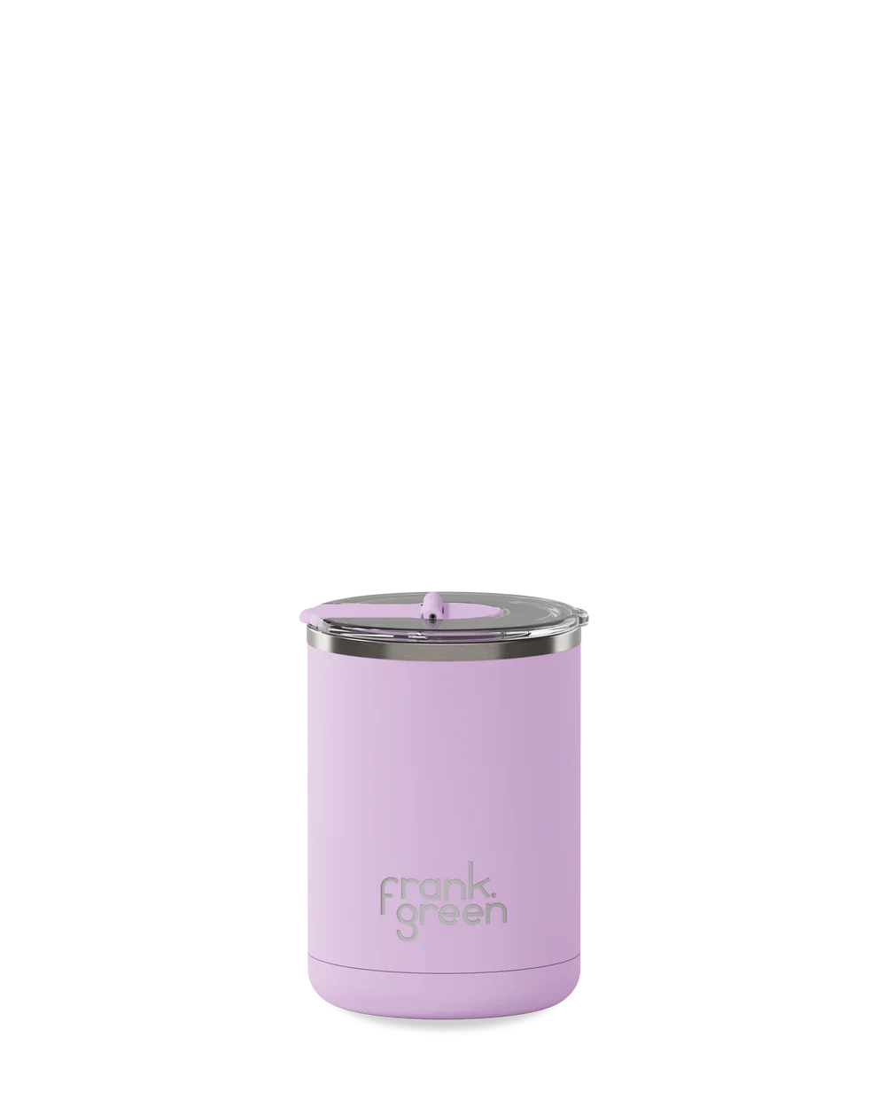 Frank Green Lilac Haze Ceramic Coffee Cup With Hinged Lid - 355ml (12oz)