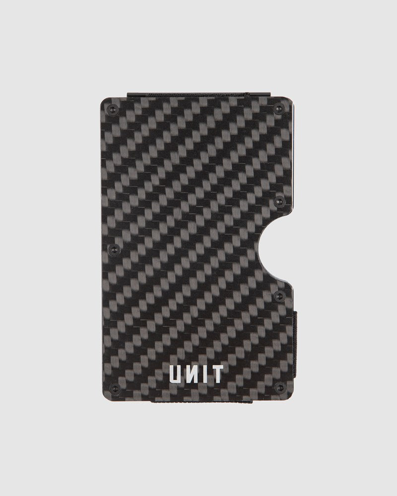 Unit RFID Blocker Carbon Fibre Card Holder