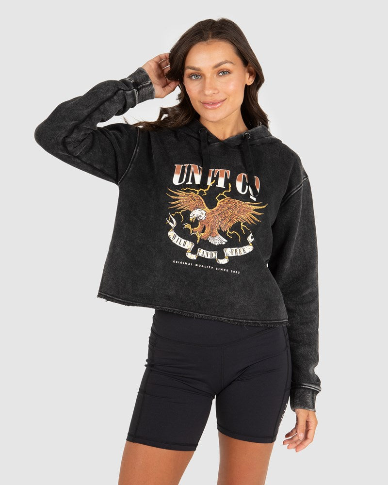 Unit Twilight Ladies Cropped Hoodie