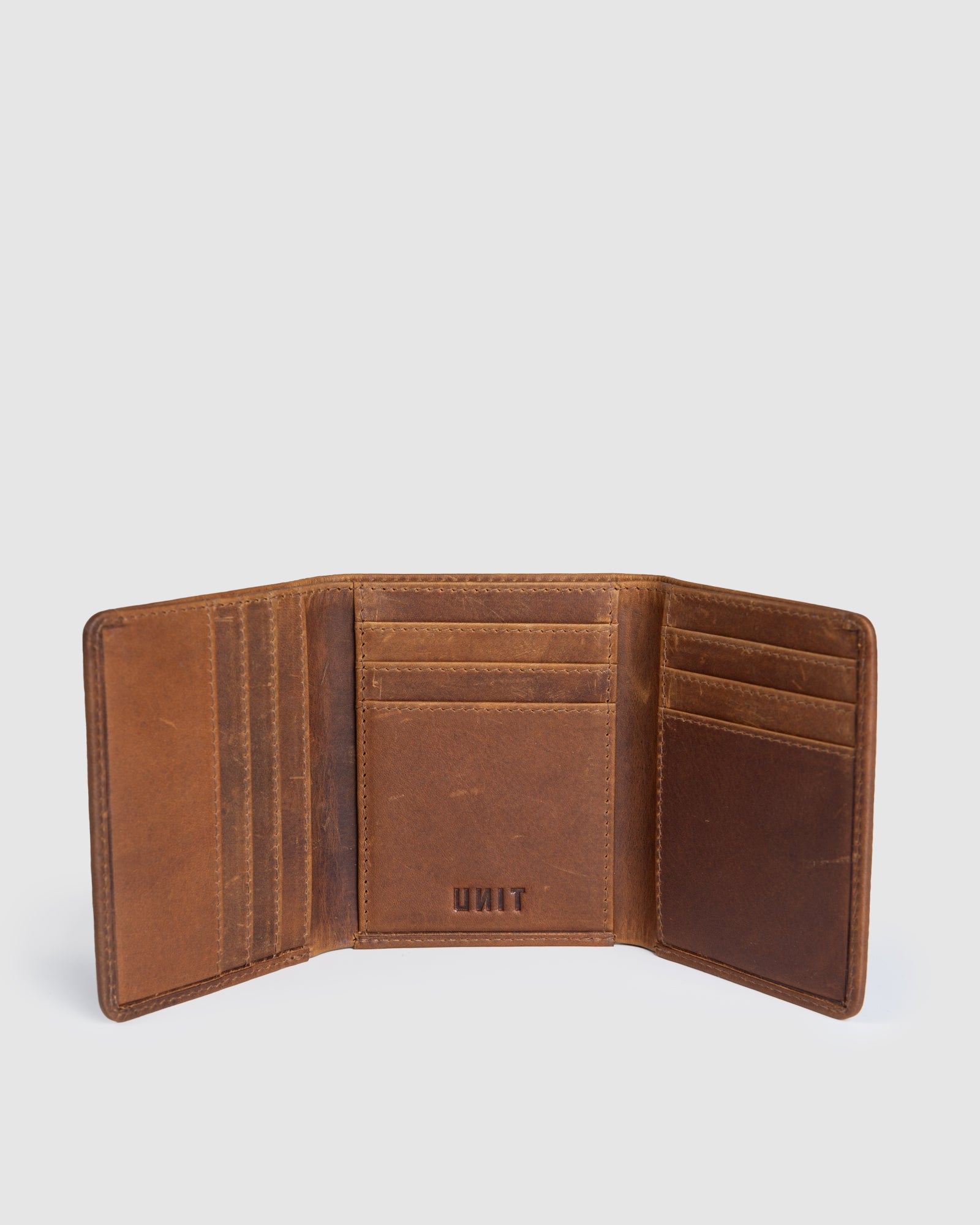 Unit MENS WALLETS - (LEATHER TRI-FOLD) - COMPACT