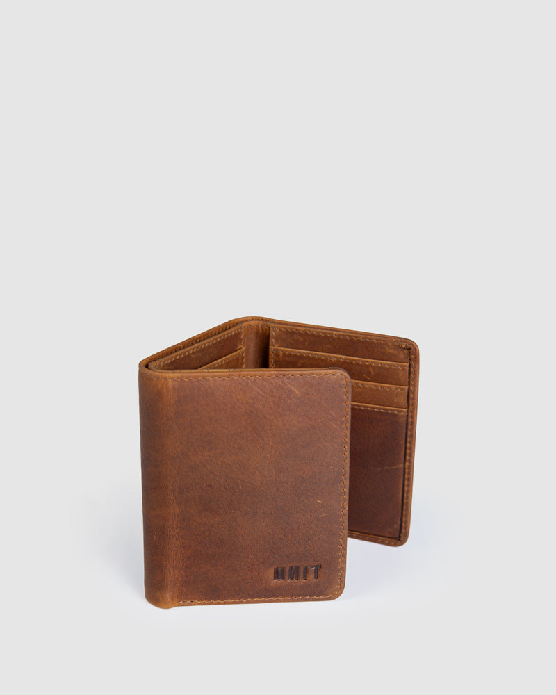 Unit MENS WALLETS - (LEATHER TRI-FOLD) - COMPACT