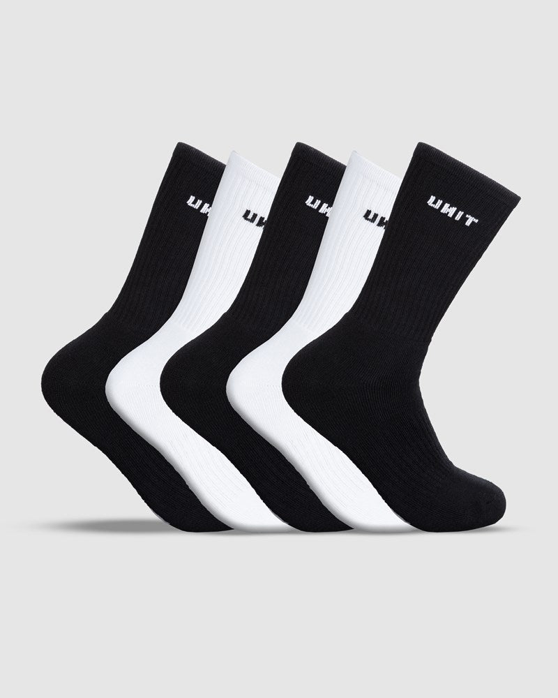 UNIT VAST YOUTH SOCKS - 5 PACK HI LUX