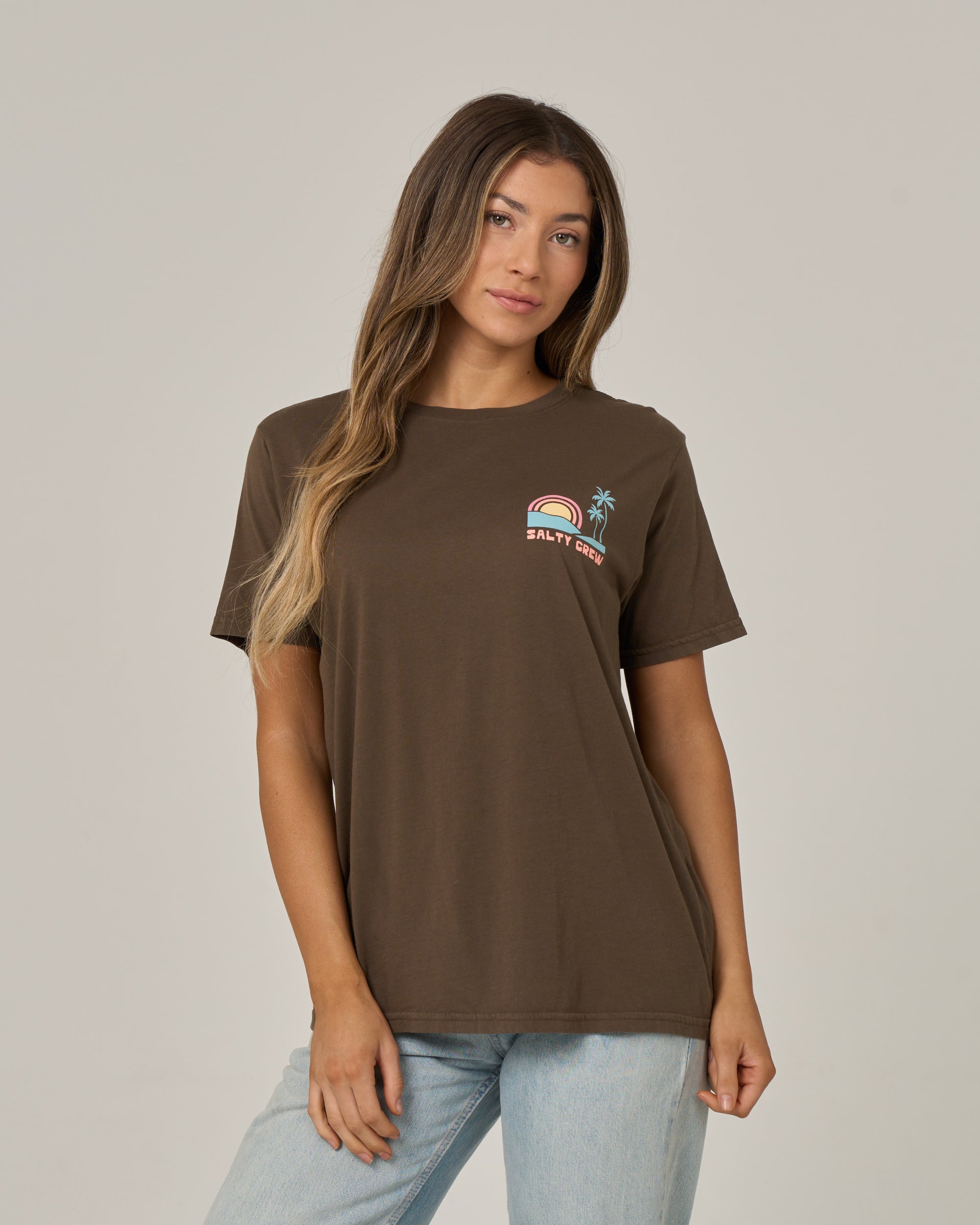 Salty Crew Sushi Roll Womens Boyfriend Tee