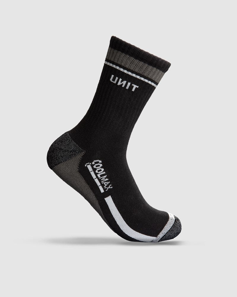 Unit Mens Coolmax Crew Socks 2 Pack
